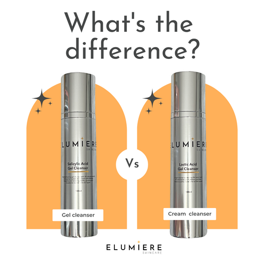 Ask Elumiere - What's the difference between a gel and a cream cleanser?