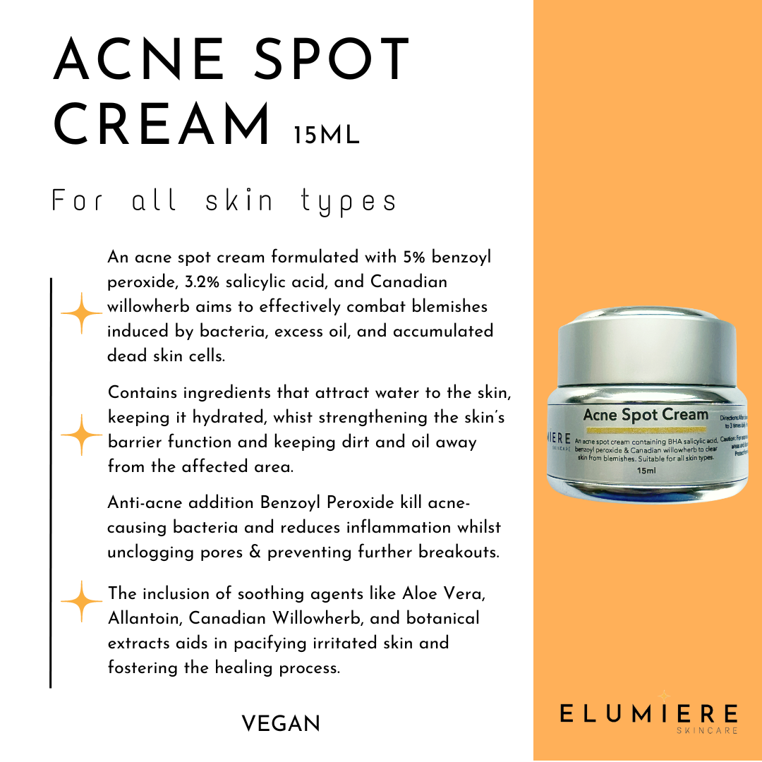 Acne Spot Cream - 15ml pot