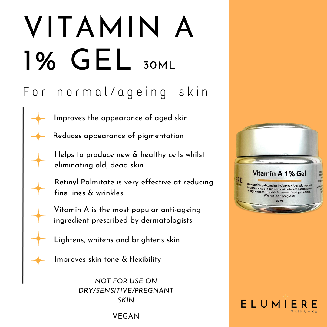 Vitamin A (Retinol) Gel Serum (1%) - 30ml