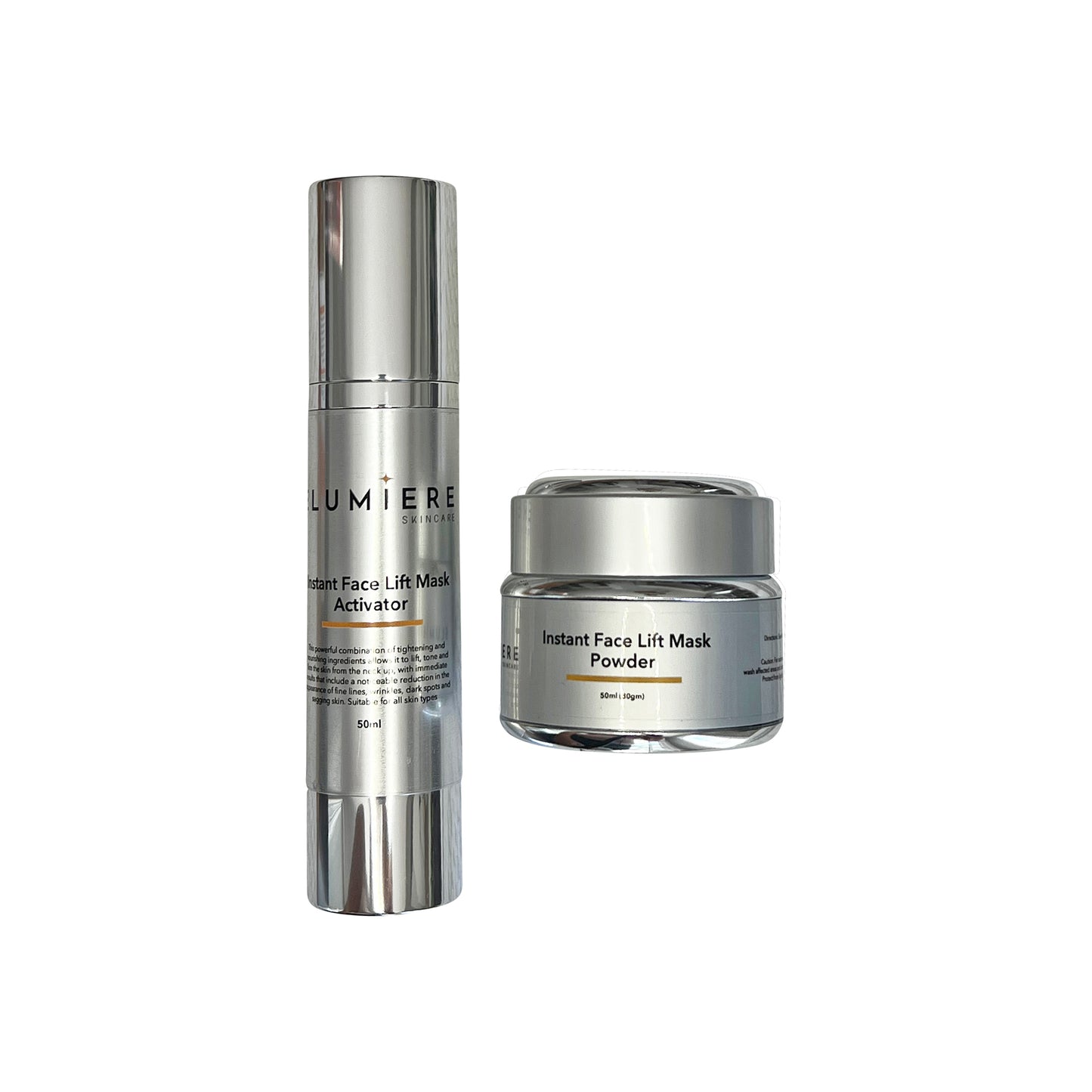 Instant Facelift Mask - 50ml Activator & 50g Powder