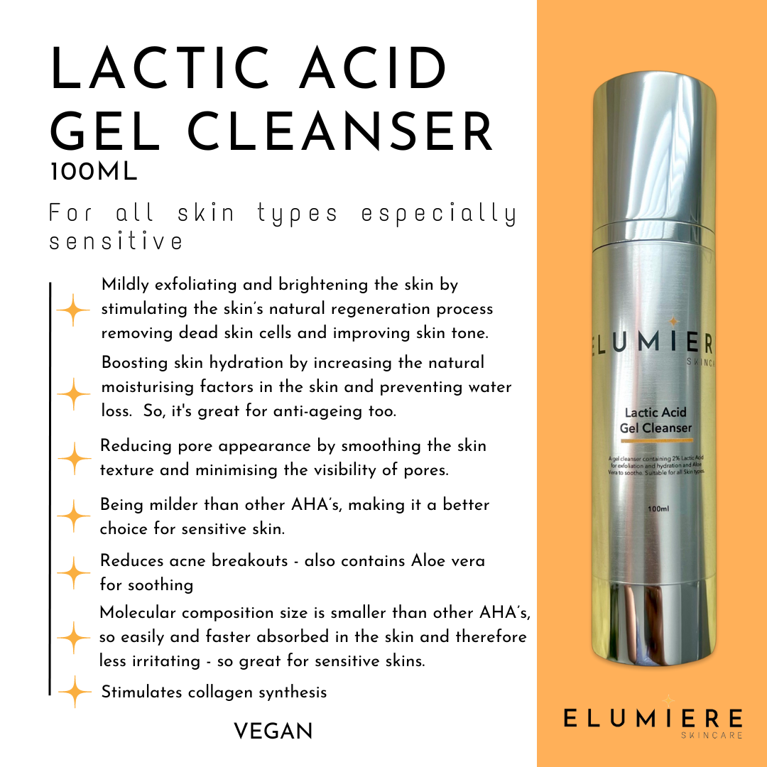 Lactic Acid Gel Cleanser - 100ml