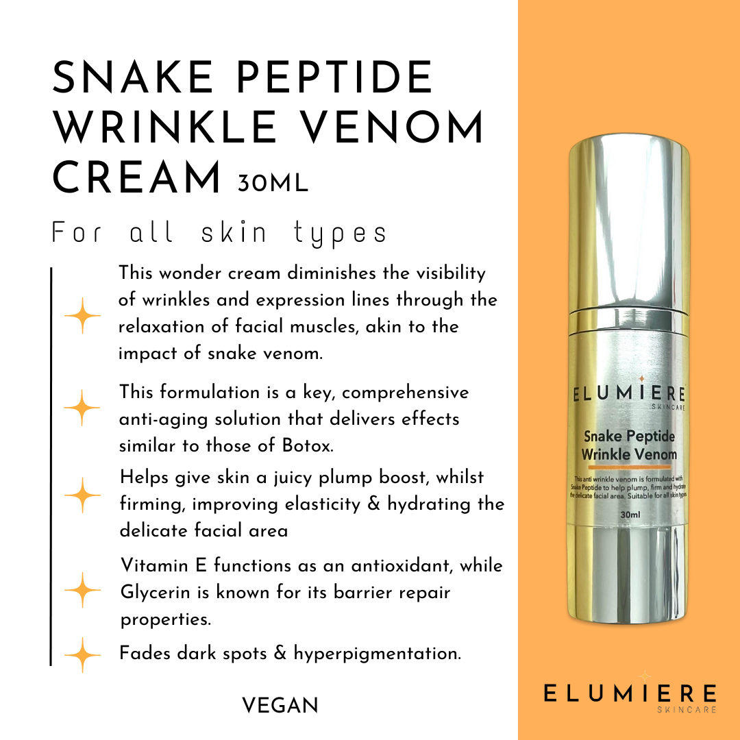 Snake Peptide Wrinkle Venom Cream - 30ml