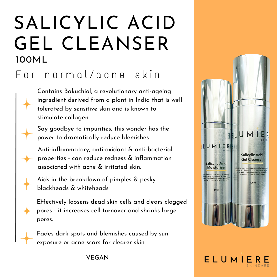 Salicylic Acid Gel Cleanser with Bakuchiol - 100ml